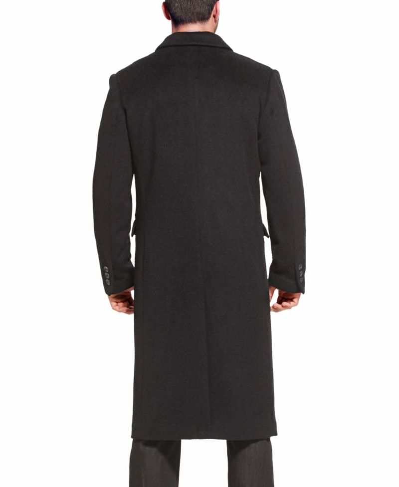Men's Men Josh Wool Blend Double Breasted Long Coat
