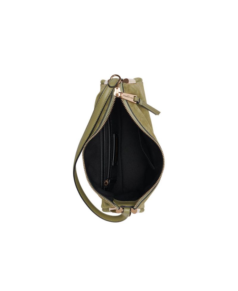 Valerie Large Suede Crossbody Handbag