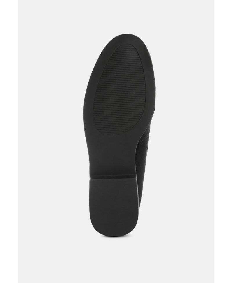 Womens Havisham Bow Accent Heeled Loafers