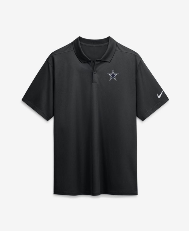 Men's Black Dallas Cowboys Dri-FIT Victory Polo Shirt