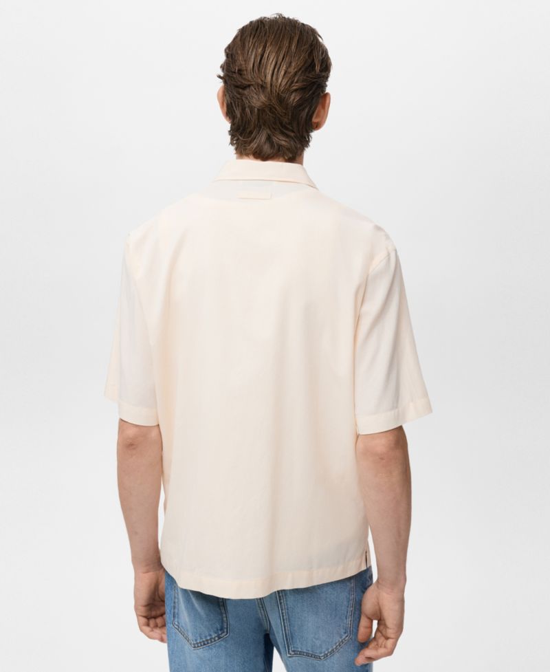 Men's Regular-Fit Cotton Pocket Shirt
