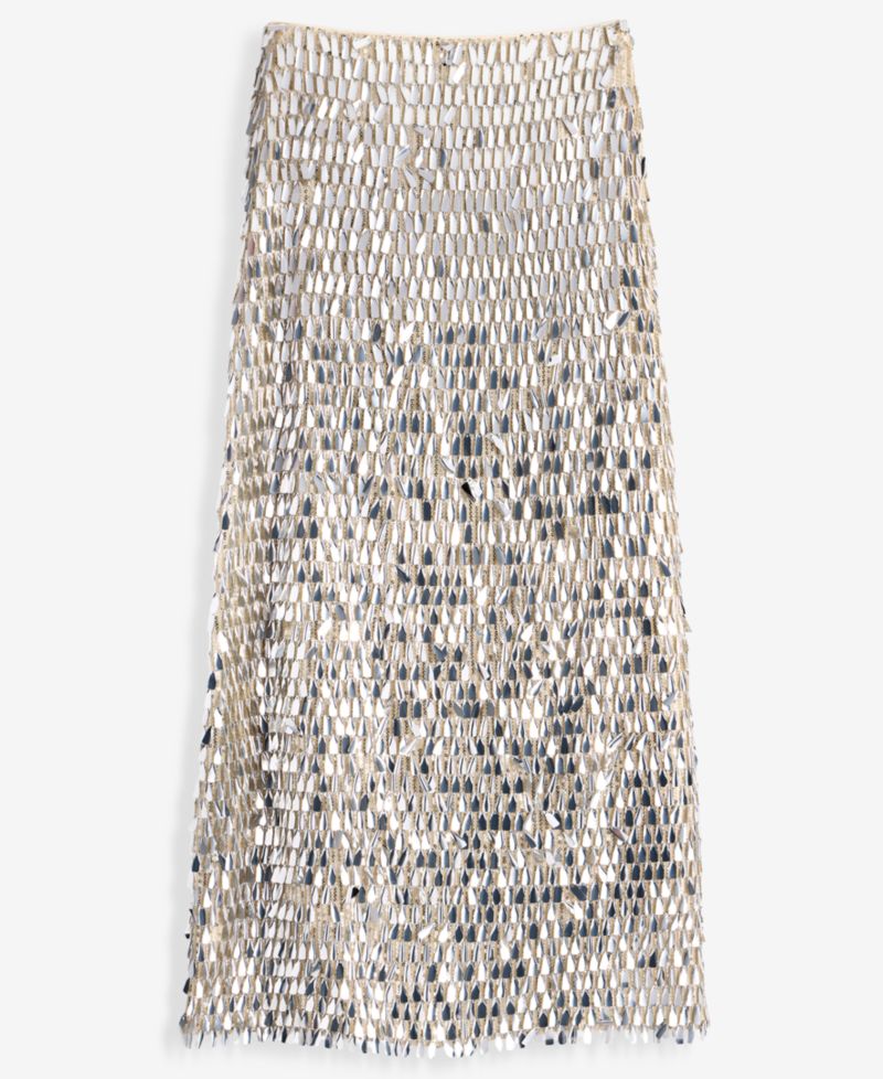 Women's Sequin Midi Skirt