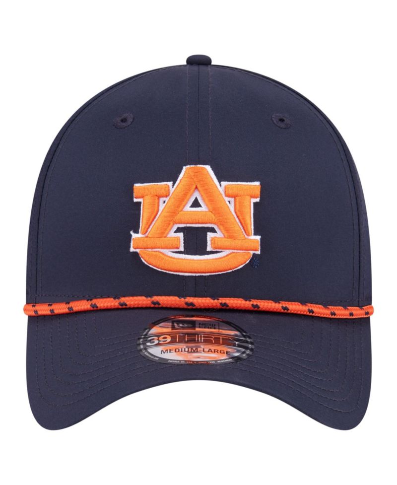 Men's Navy Auburn Tigers Rope 39THIRTY Flex Hat