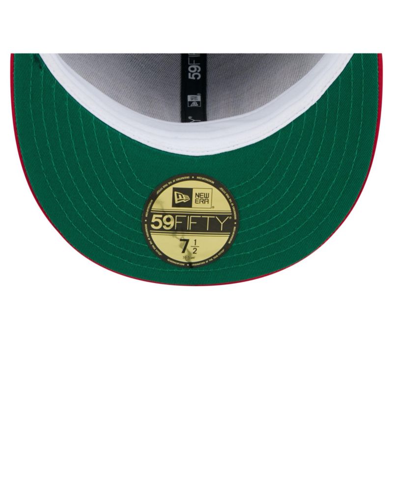 Men's Royal/Red Chicago Cubs Satin 59FIFTY Fitted Hat