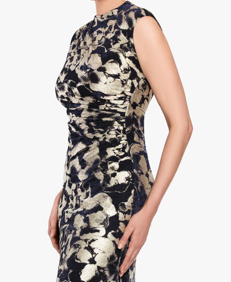 Petite Crinkle Detail Gown