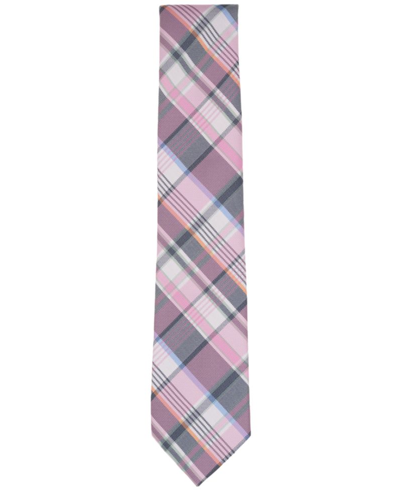 Men's Meier Plaid Pattern Tie