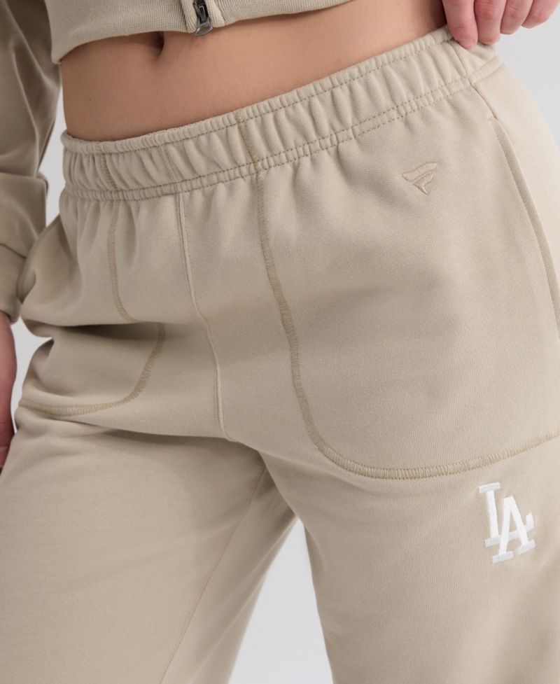 Women's Los Angeles Dodgers Iconic Terry High-Rise Tapered Track Pants