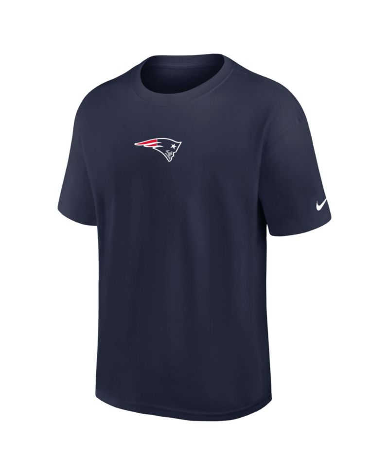 Men's New England Patriots Max90 Relaxed-Fit Dropped-Shoulder T-Shirt