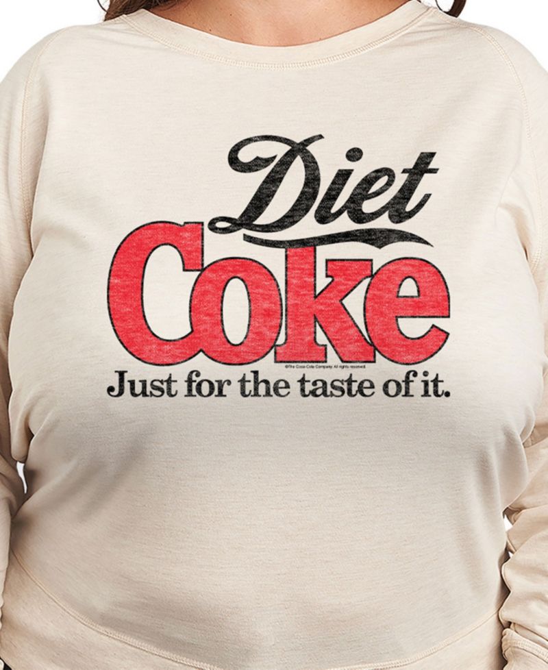 Plus Size Diet Coke Graphic Pullover T-Shirt