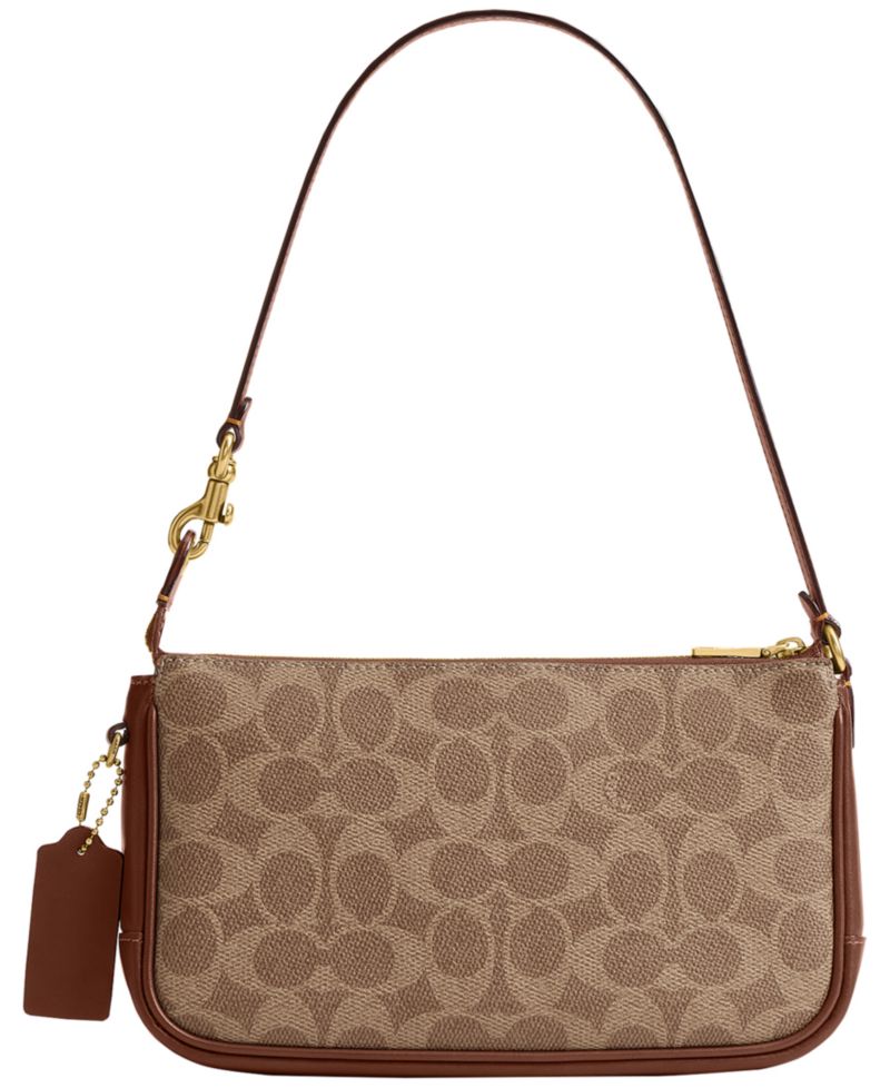 Plaza Small Signature UpcraftedLeather Shoulder Bag