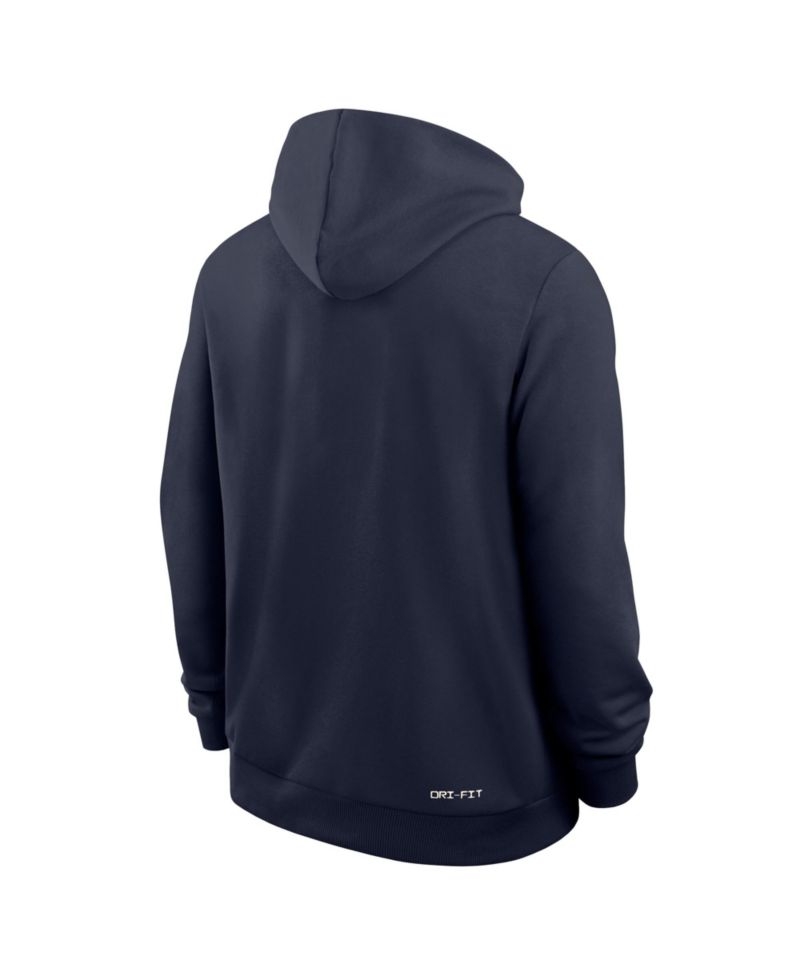 Men's Navy Syracuse Orange 2026 Sideline Standard Issue Dri-FIT Hoodie