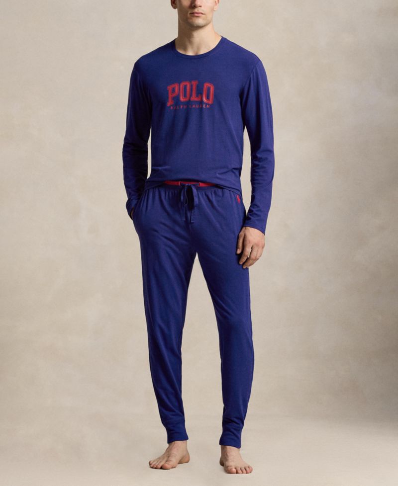Men's Long-Sleeve Crewneck Cotton-Modal Blend T-Shirt