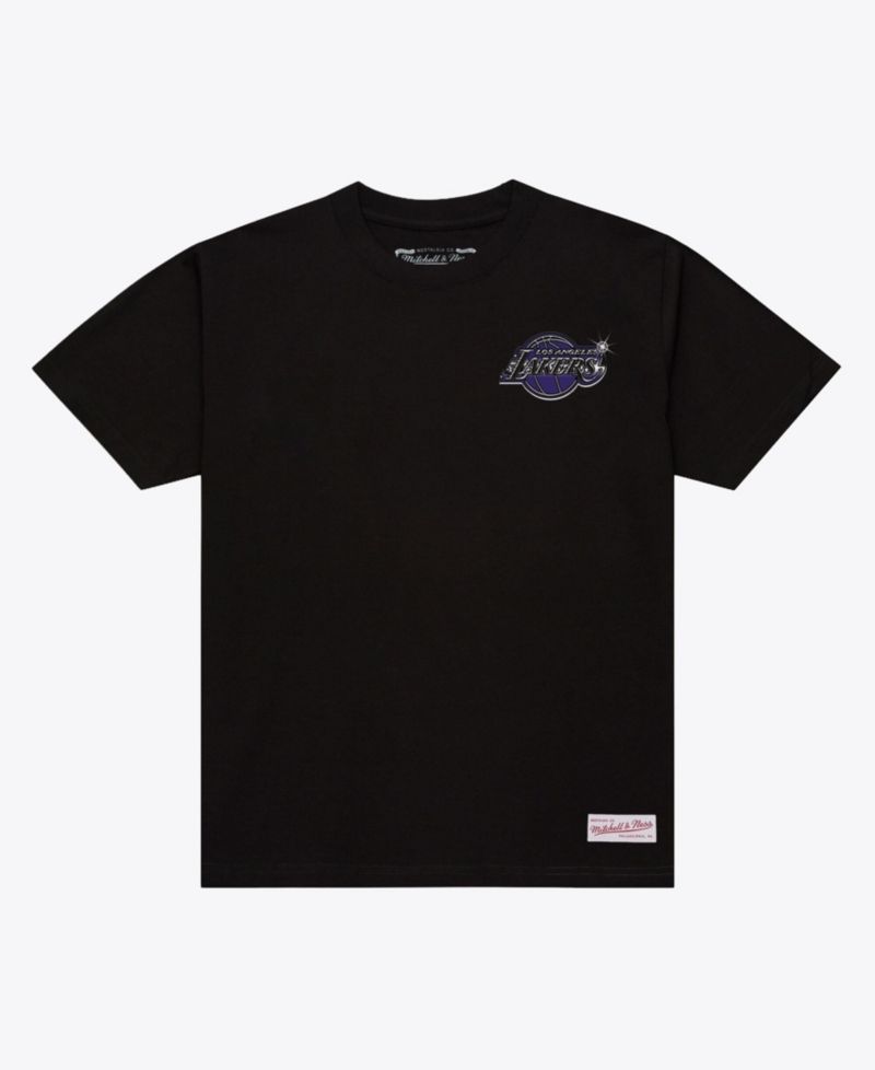 Men's Black Los Angeles Lakers Airbrush T-Shirt