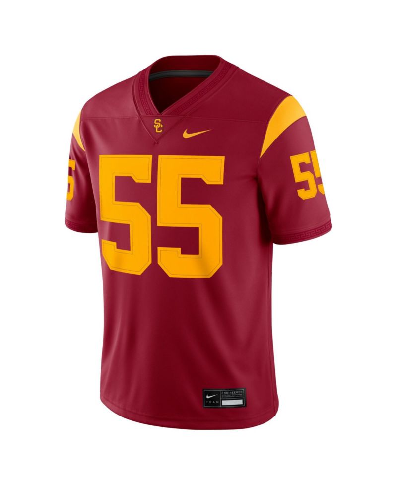 Men's 55 Cardinal USC Trojans Home Game Jersey