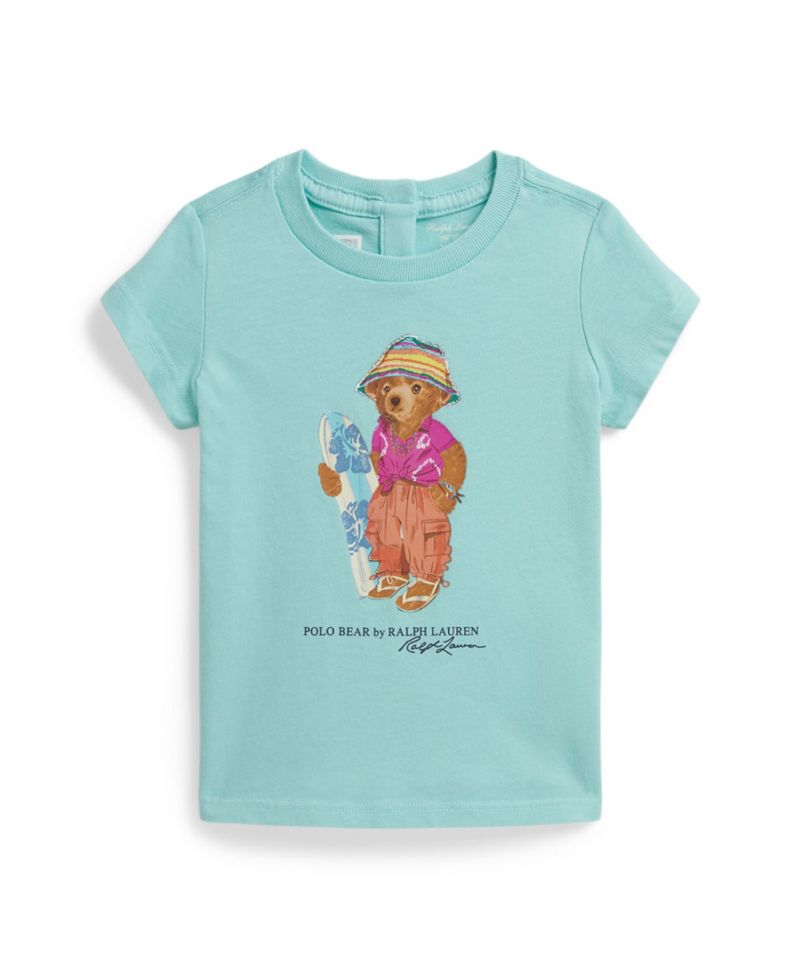Baby Girls' Polo Bear Crewneck T-Shirt