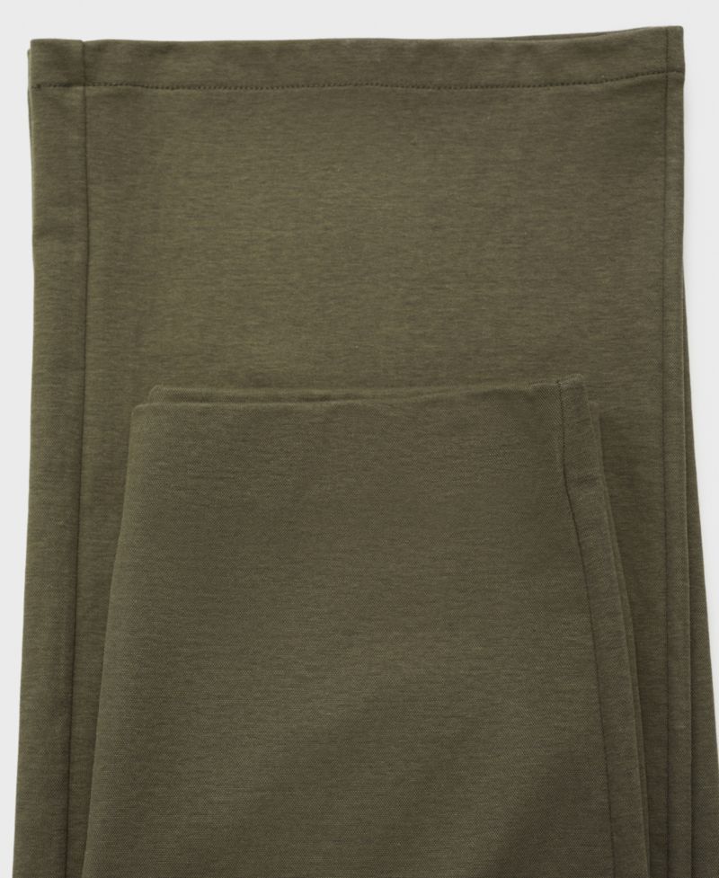 Women's Elastic Waist Straight-Fit Pants