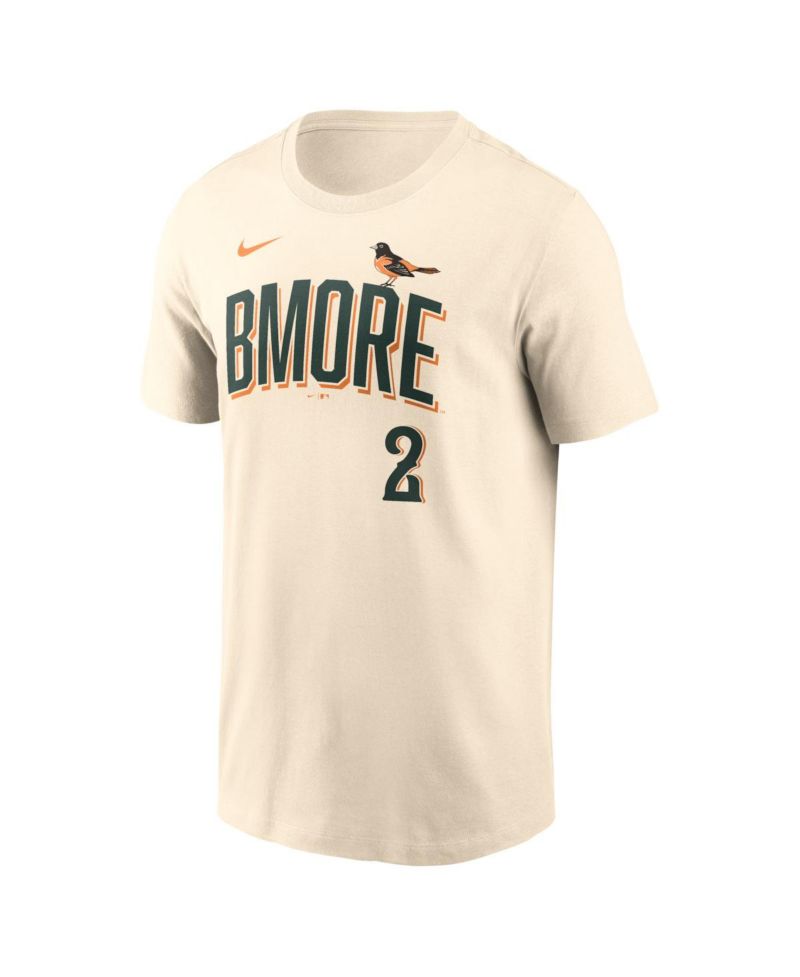 Men's Gunnar Henderson Natural Baltimore Orioles 2026 City Connect Name & Number T-Shirt