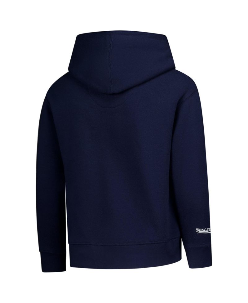 Boys' and Girls' Chicago Bears Retro Logo Hooded Fleece-Lined Long-Sleeve Hoodie