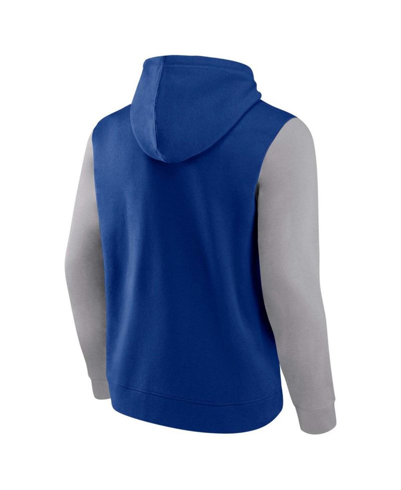 Men's Royal Dallas Cowboys Fleece Pullover Hoodie