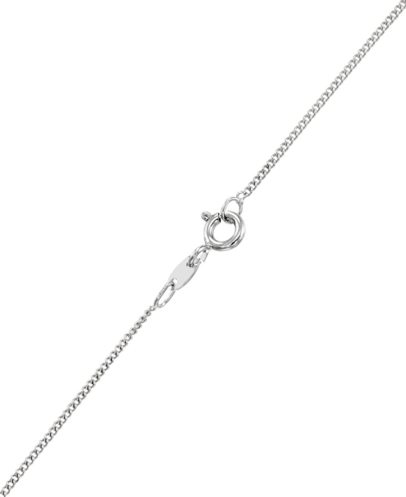 Amber Circle Pendant Necklace (4 ct. t.w.) in Sterling Silver