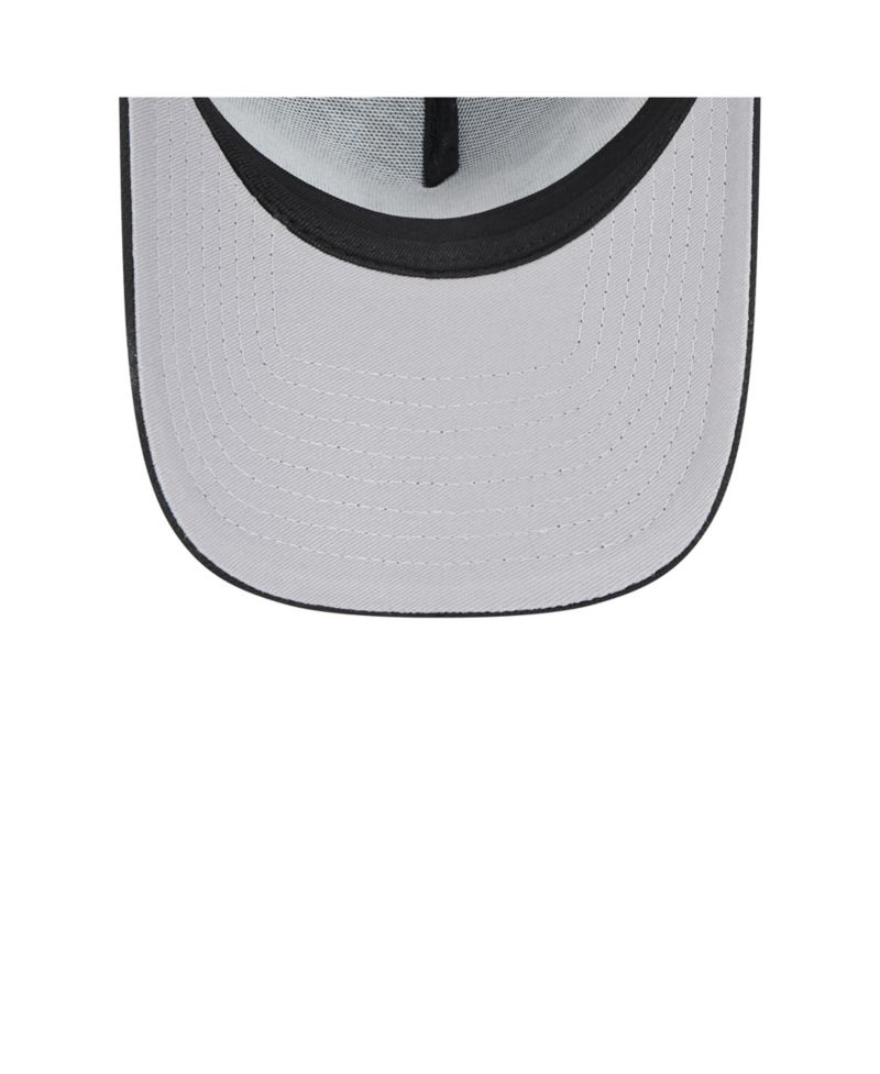 Women's Black Jacksonville Jaguars Peace Love Trucker 9FORTY Adjustable Hat