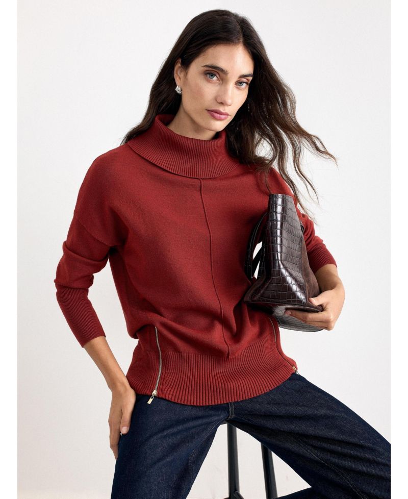 Women's Steph Cowl Neck Long-Sleeve Pullover