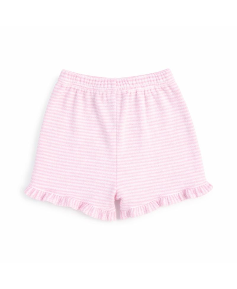 Little Girl Stripe Terry Shorts
