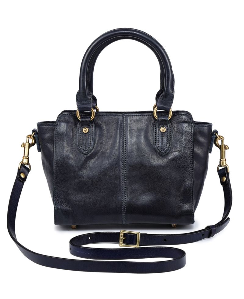 Pansy Small Leather Satchel Bag
