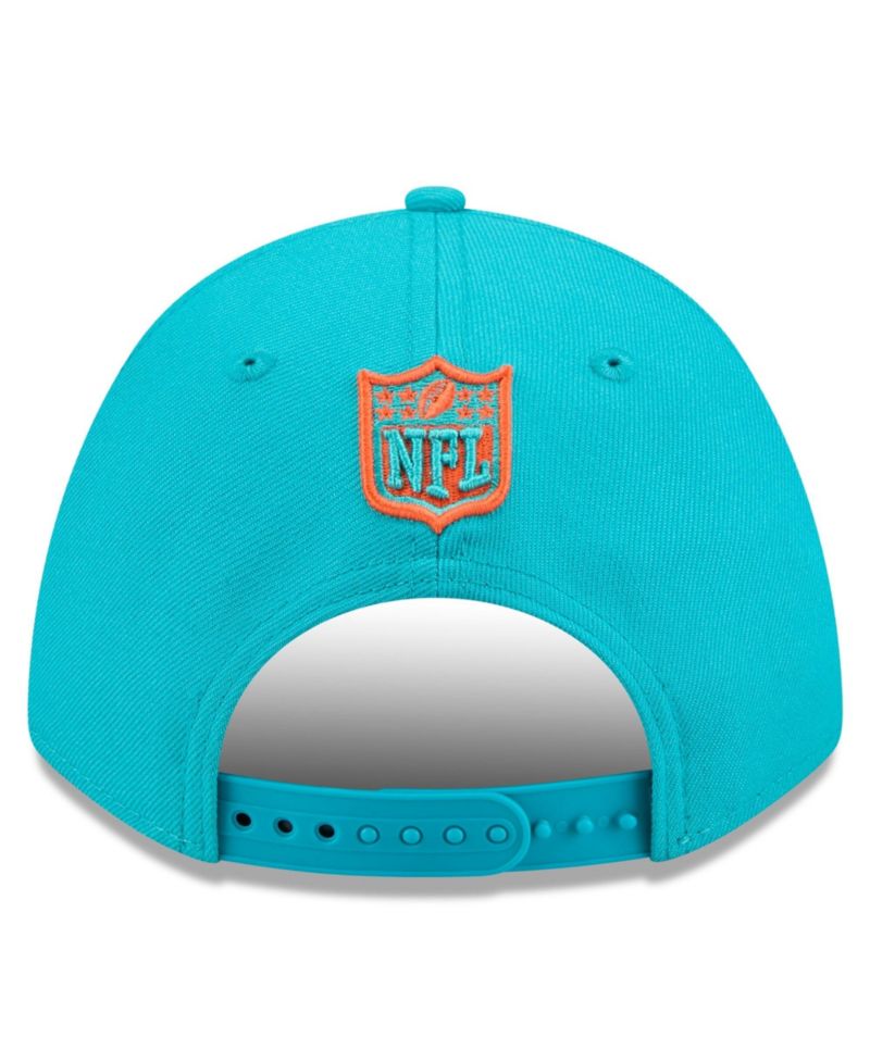 Men's Aqua Miami Dolphins Spain Side Patch 9FORTY M-Crown Adjustable Hat