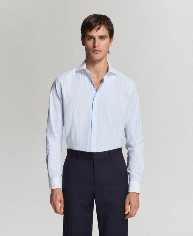 Men's Cotton Striped Shirt
