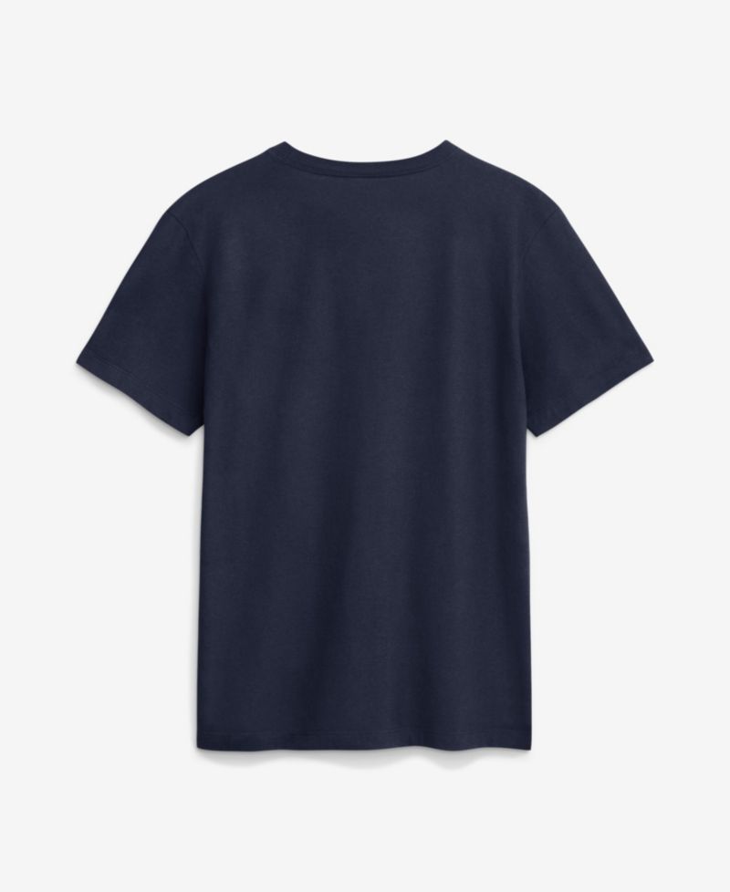 Men's Navy North Carolina Tar Heels Legacy Stacked Established T-Shirt
