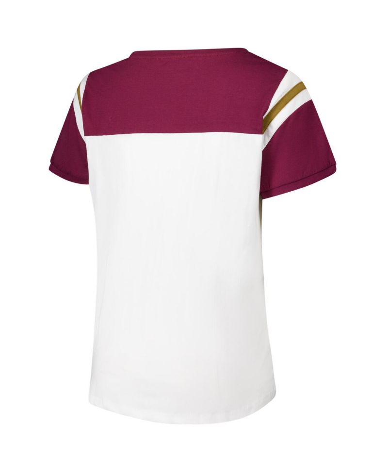 Women's White Florida State Seminoles Plus Size Winning Gear T-Shirt