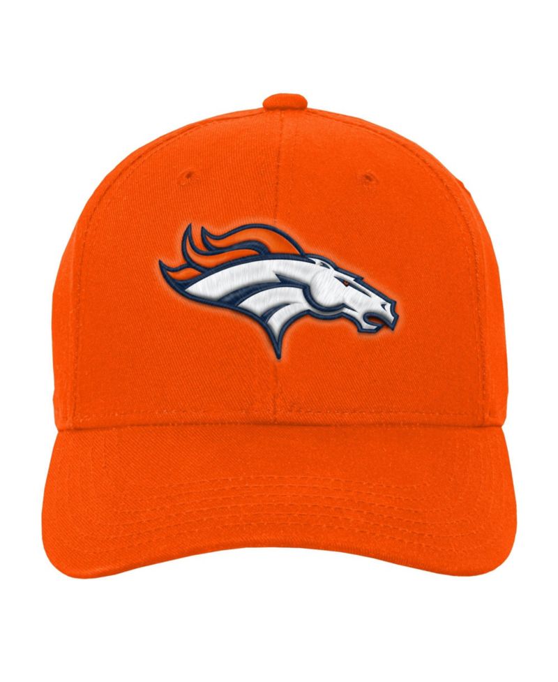 Big Boys and Girls Denver Broncos Curved-Bill High-Crown Snapback Hat