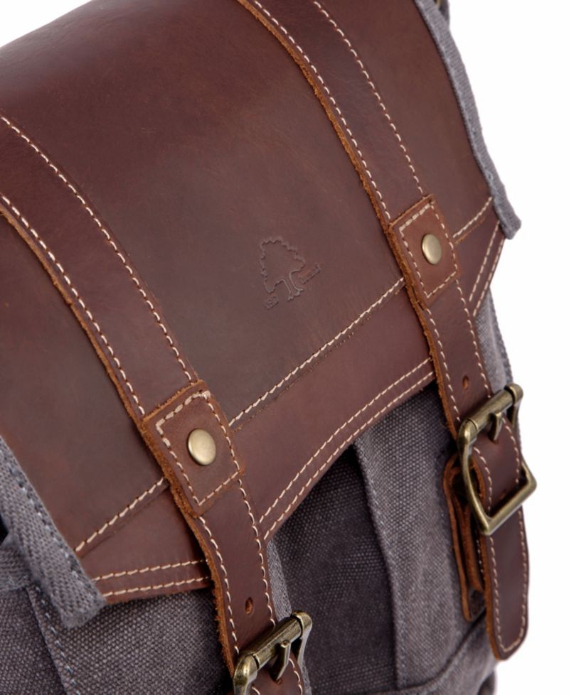 Turtle Ridge 4-Pocket Canvas Crossbody Bag