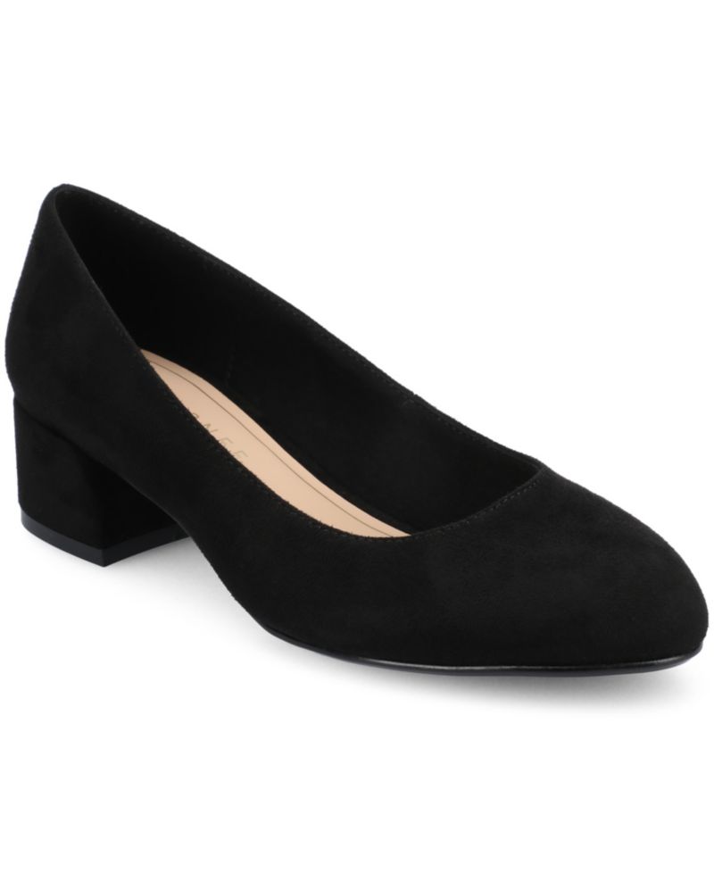 Women's Saarii Round Toe Block Heel Pumps