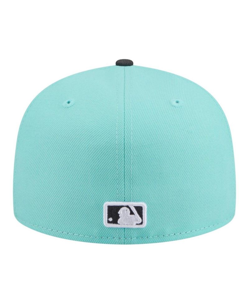 Men's Turquoise/Charcoal Houston Astros Two-Tone Color Pack 59FIFTY Fitted Hat