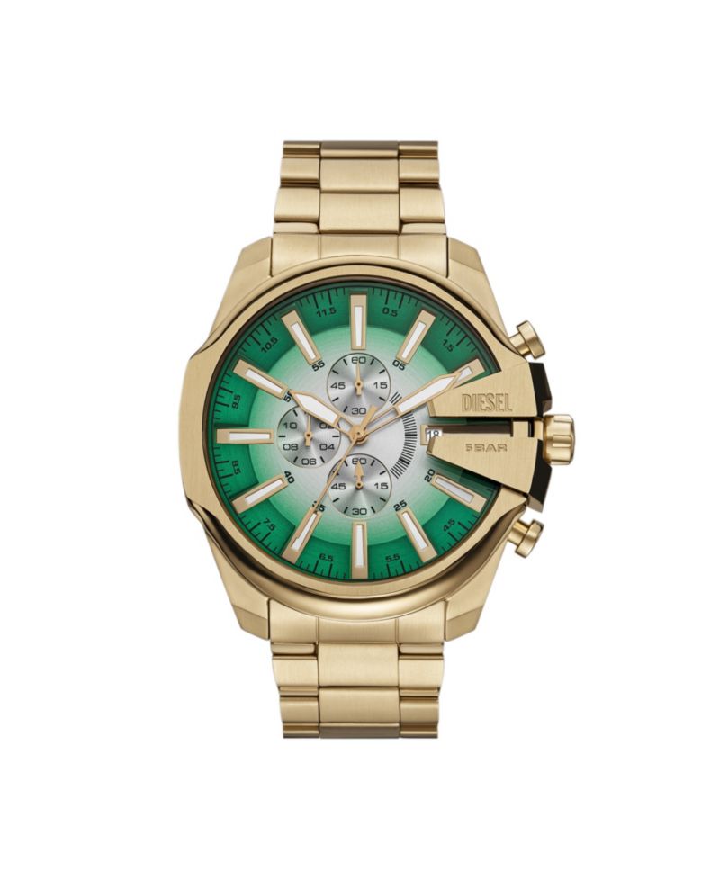 Men's Mega Chief Slim Quartz Chronograph Gold Stainless Steel Watch, 48mm