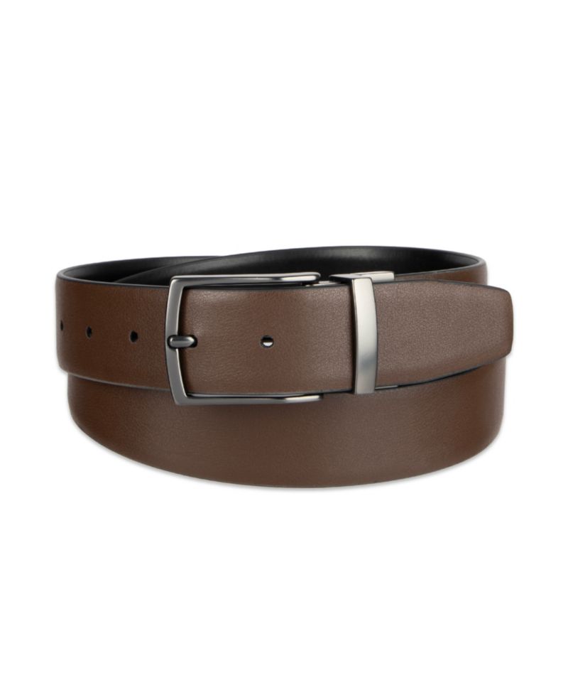 Men's 2-In-1 Reversible Leather Dress Belt