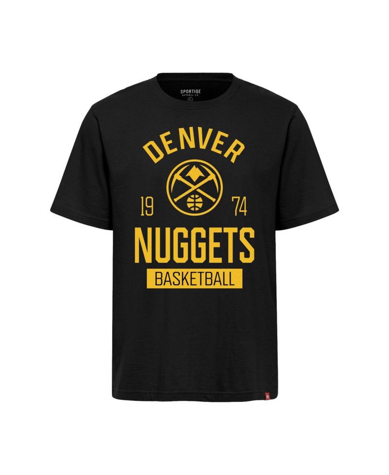 Men's and Women's Black Denver Nuggets Duke Premium T-Shirt