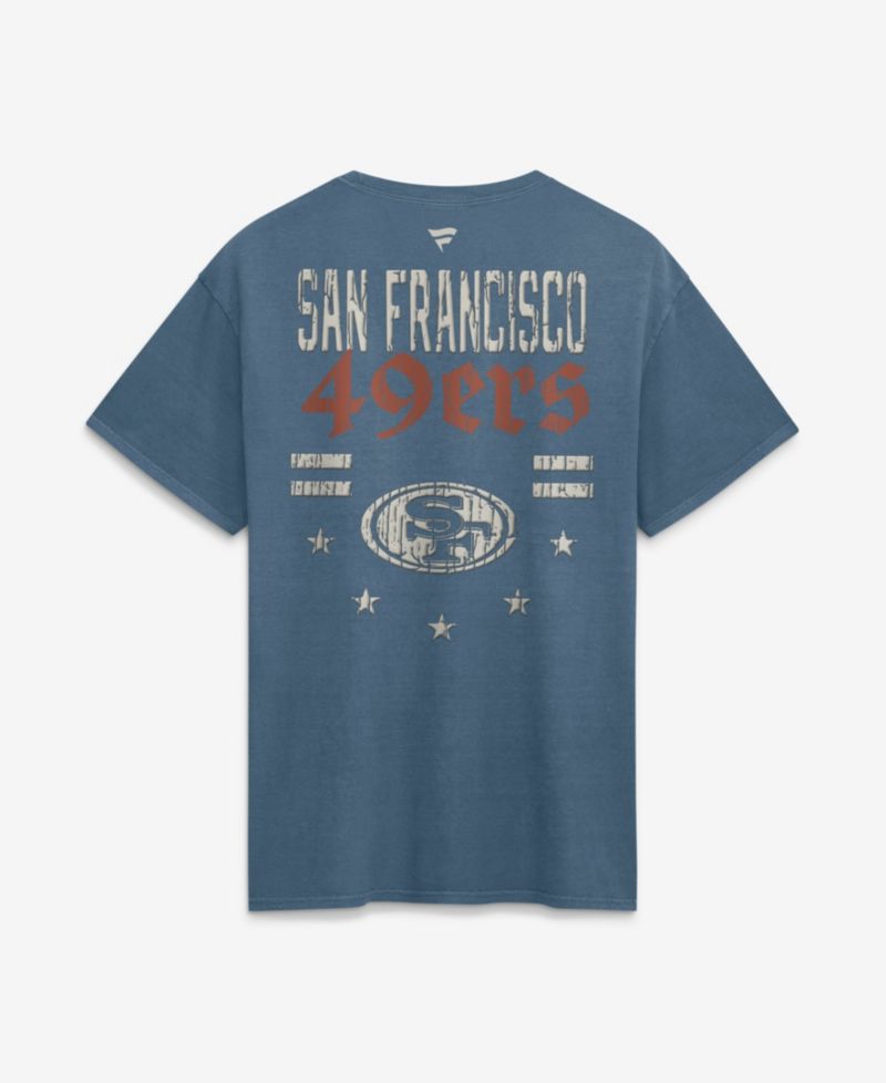 Men's Blue San Francisco 49ers Washed Americana T-Shirt