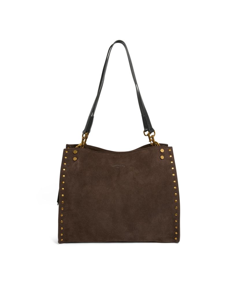 Lenox Studded Triple Entry Satchel