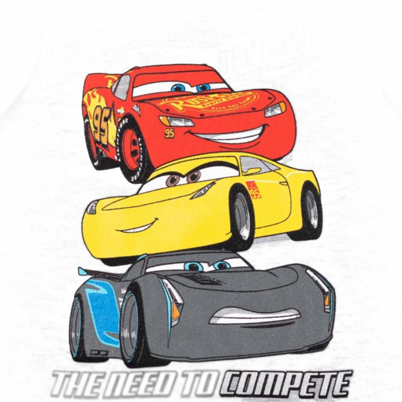 Lightning McQueen Boys' (6-12)2-Pack Short Sleeve T-Shirts