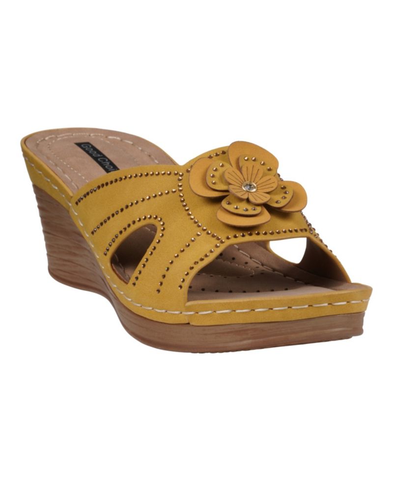 Women's Fiora Floral Wedge Sandals