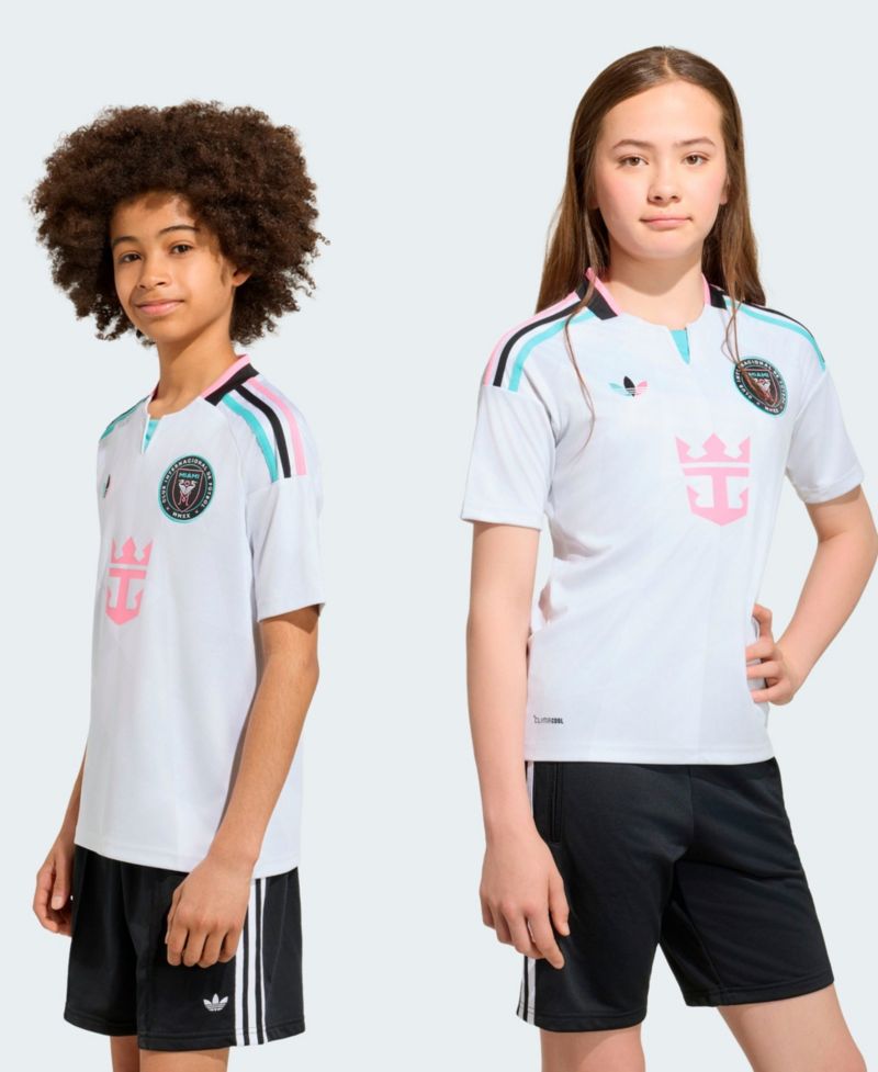 Big Boys and Girls White Inter Miami CF 2026 Third Replica Jersey