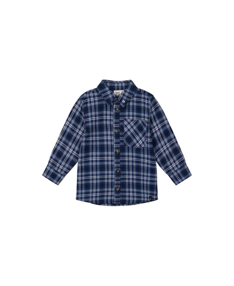 Little Boys (6-8) Plaid Shirt