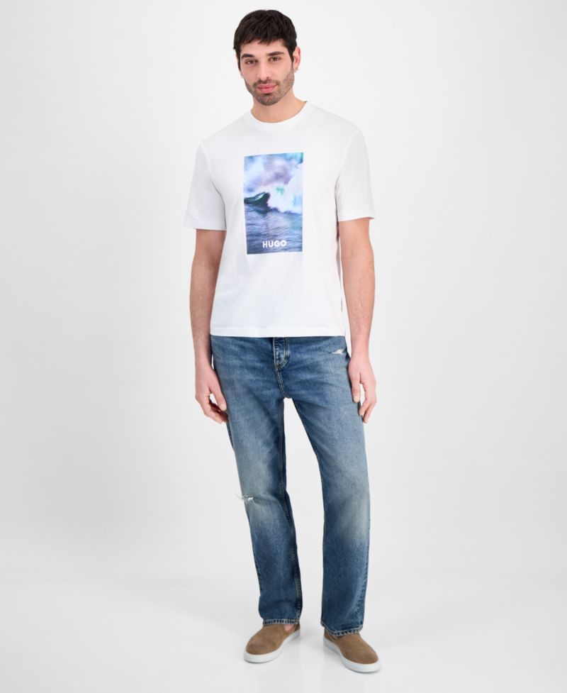 Men's Wave Applique T-Shirt
