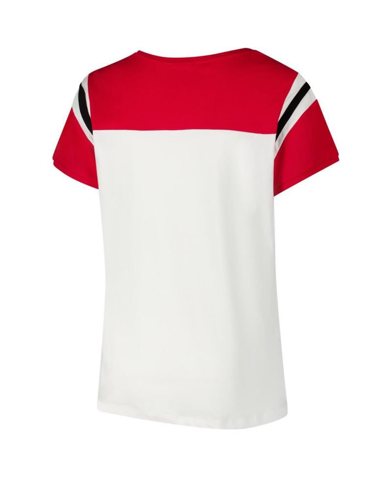 Women's White Ohio State Buckeyes Plus Size Winning Gear T-Shirt