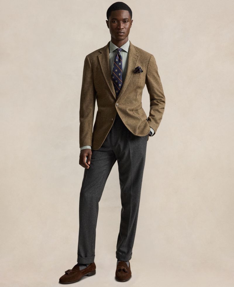 Men's Checked Poplin Dress Shirt