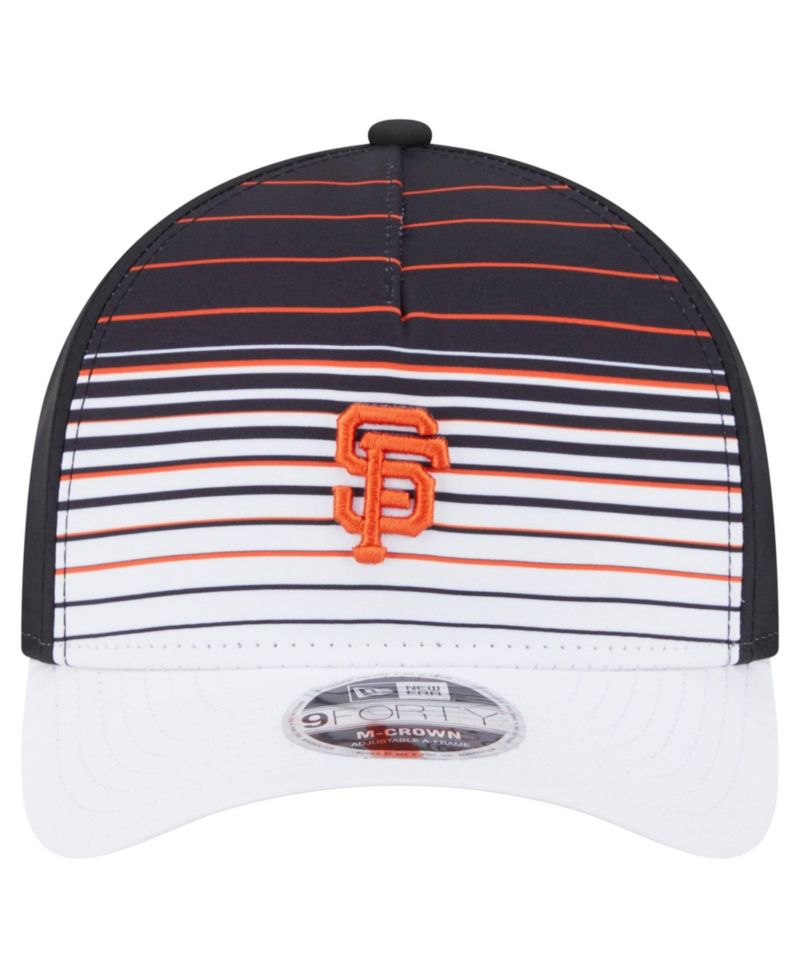 Men's Black San Francisco Giants Gradient 9FORTY M-Crown Adjustable Hat