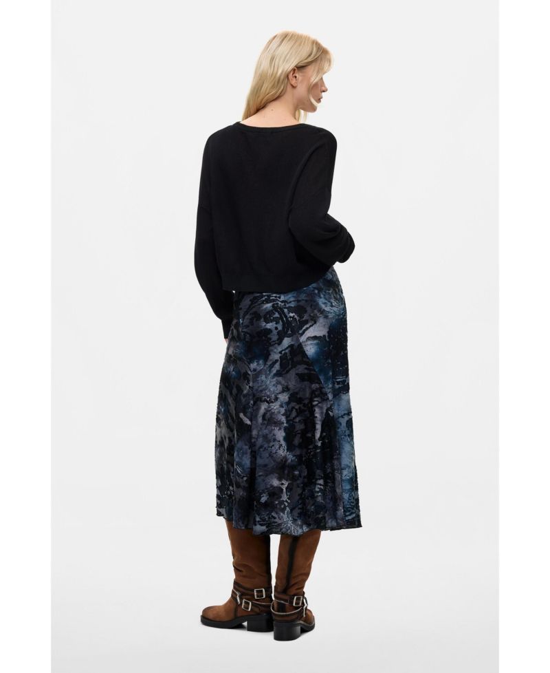 Women's 2-in-1 flocked dress